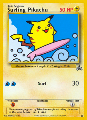 Surfing Pikachu