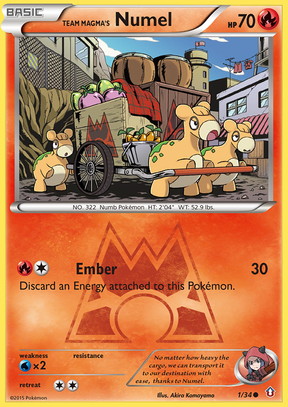 Team Magma's Numel