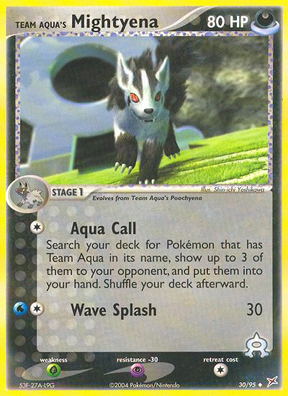 Team Aqua's Mightyena