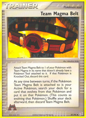 Team Magma Belt