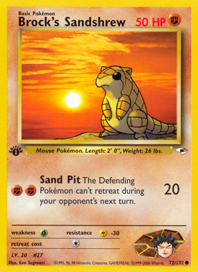 Brock's Sandshrew