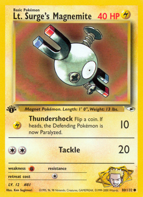 Lt. Surge's Magnemite