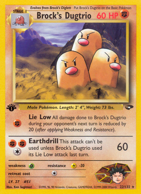 Brock's Dugtrio