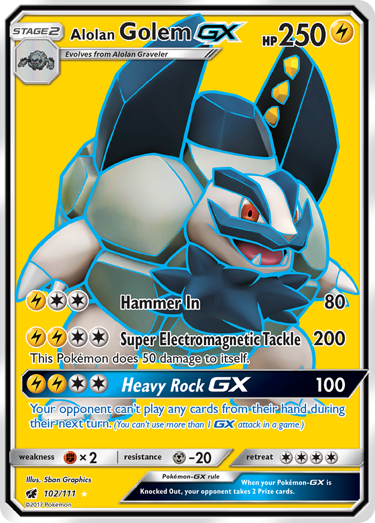 Alolan Golem-GX