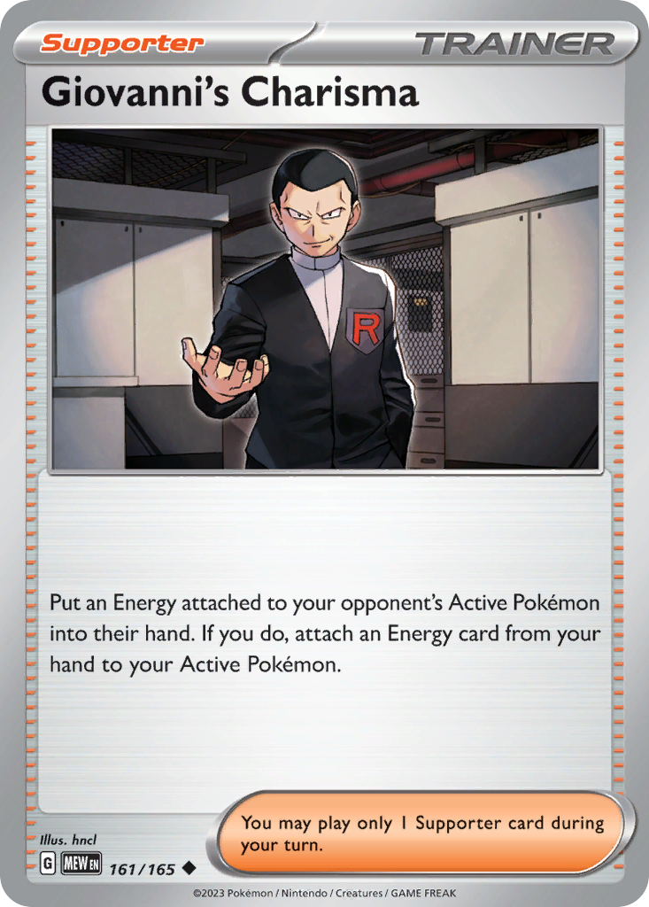 Giovanni's Charisma